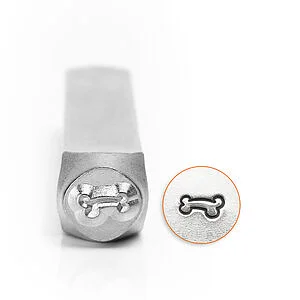 METAL STAMP - DOG BONE 6MM